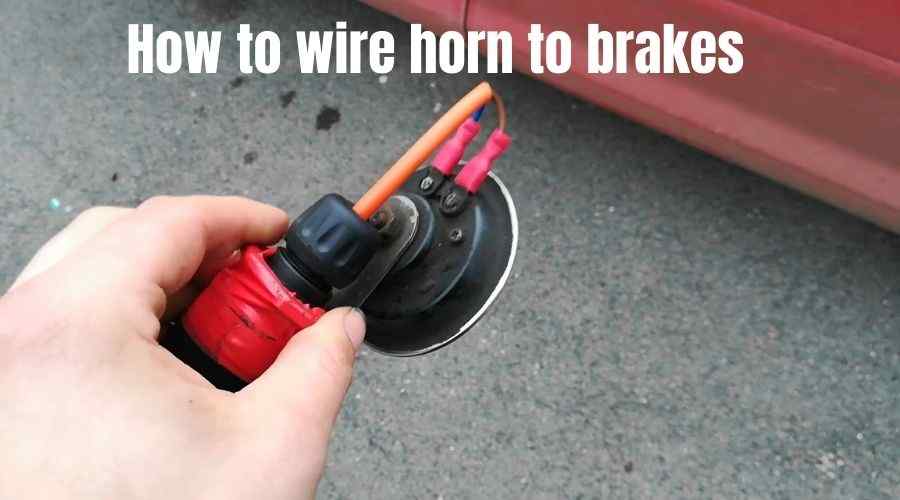 How to wire horn to brakes